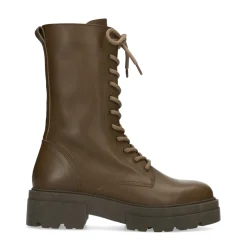 Army Leren Veterlaarsjes^Sacha Cheap