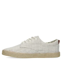 Beige Canvas Sneakers Met Print^Sacha Best