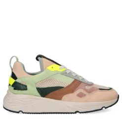 Beige Dad Sneakers Met Multicolor Details^Sacha Clearance