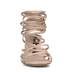 Beige Hak Sandalen Met Strikveters^Sacha Clearance