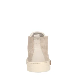 Beige Hoge Leren Sneakers^Sacha Store