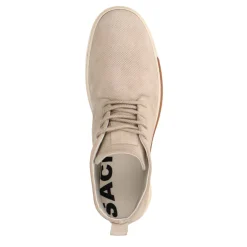 Beige Hoge Leren Sneakers^Sacha Store
