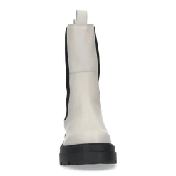 Beige Leren Chelsea Boots^Sacha Outlet