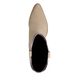 Beige Leren Cowboylaarzen^Sacha Best