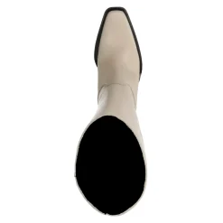 Beige Leren Cowboylaarzen^Sacha Best Sale