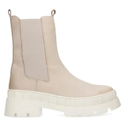Beige Nubuck Chelsea Boots^Sacha Cheap