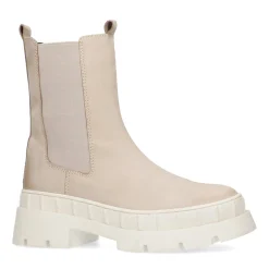 Beige Nubuck Chelsea Boots^Sacha Cheap
