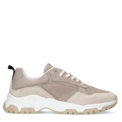 Beige Nubuck Sneakers^Sacha Discount