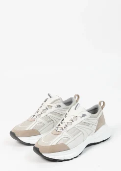 Beige Runner Sneakers^Sacha New