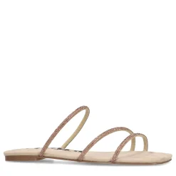 Beige Sandalen Met Strass Bandjes^Sacha Discount