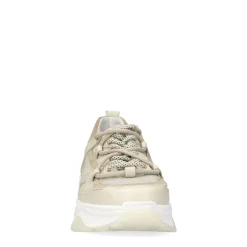 Beige Sneakers Met Dubbele Veter^Sacha Cheap
