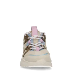 Beige Sneakers Met Gekleurde En Fluffy Details^Sacha Shop