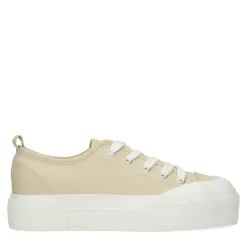 Beige Sneakers Met Platformzool^Sacha Store