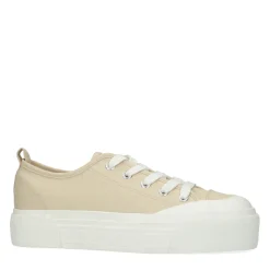 Beige Sneakers Met Platformzool^Sacha Store