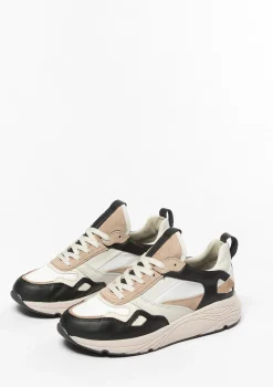 Beige Sneakers Met Zwarte Details^Sacha Cheap