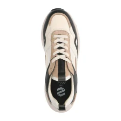 Beige Sneakers Met Zwarte Details^Sacha Cheap