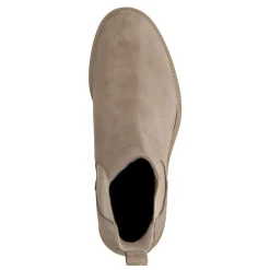 Beige Suede Chelsea Boots^Sacha New