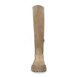 Beige Suede Hoge Chelsea Boots^Sacha Hot