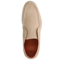 Beige Suede Hoge Loafers^Sacha Outlet