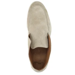 Beige Suede Hoge Loafers^Sacha Outlet