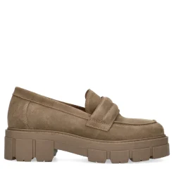 Beige Suede Loafers^Sacha Hot