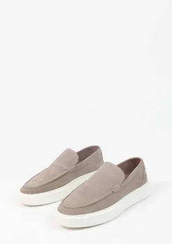Beige Suede Loafers Met Witte Zool^Sacha Cheap