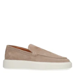 Beige Suede Loafers Met Witte Zool^Sacha Cheap