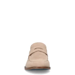 Beige Suede Penny Loafers^Sacha Hot