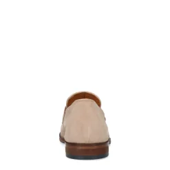 Beige Suede Penny Loafers^Sacha Hot