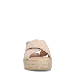 Beige Suede Plateau Sandalen^Sacha Clearance