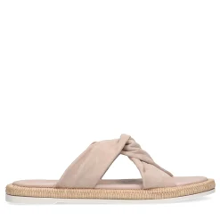 Beige Suede Slippers^Sacha Sale