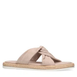 Beige Suede Slippers^Sacha Sale