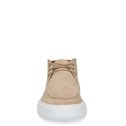 Beige Suede Veterboots^Sacha Cheap