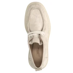 Beige Suede Veterschoenen^Sacha Outlet