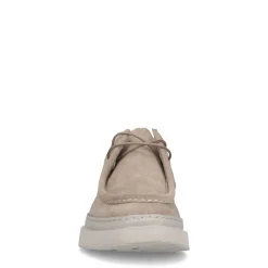 Beige Suede Veterschoenen^Sacha Shop