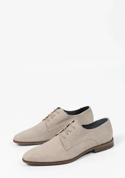 Beige Suede Veterschoenen^Sacha Flash Sale