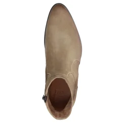 Beige Suede Western Boots^Sacha Clearance