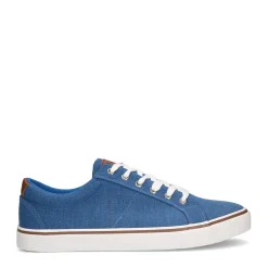Blauwe Canvas Veterschoenen^Sacha Best Sale