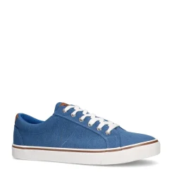 Blauwe Canvas Veterschoenen^Sacha Best Sale