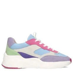 Blauwe Multicolor Suede Sneakers^Sacha Cheap