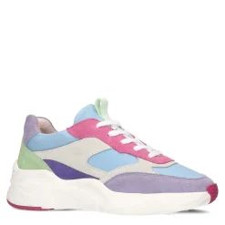 Blauwe Multicolor Suede Sneakers^Sacha Cheap