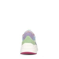 Blauwe Multicolor Suede Sneakers^Sacha Cheap