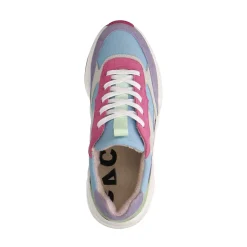 Blauwe Multicolor Suede Sneakers^Sacha Cheap