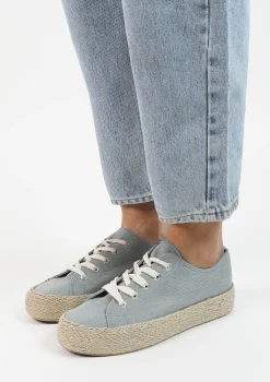 Blauwe Sneakers Met Touwzool^Sacha Sale