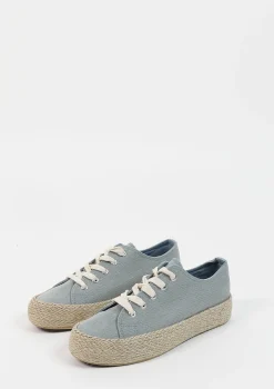 Blauwe Sneakers Met Touwzool^Sacha Sale
