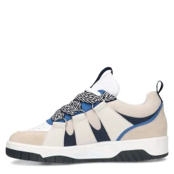 Blauwe Suede Sneakers Met Chunky Veters^Sacha Flash Sale