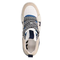 Blauwe Suede Sneakers Met Chunky Veters^Sacha Flash Sale