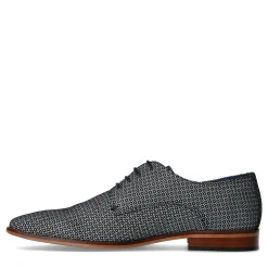 Blauwe Veterschoenen Met Motief^Sacha Cheap