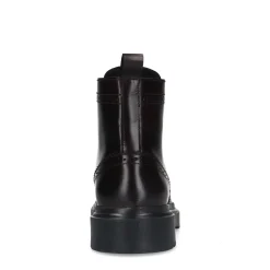 Bordeaux Leren Veterboots^Sacha Best