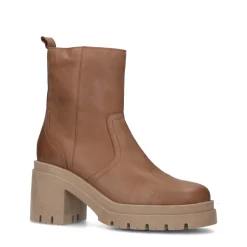 Bruine Enkelboots Met Plateau Hak^Sacha Best Sale